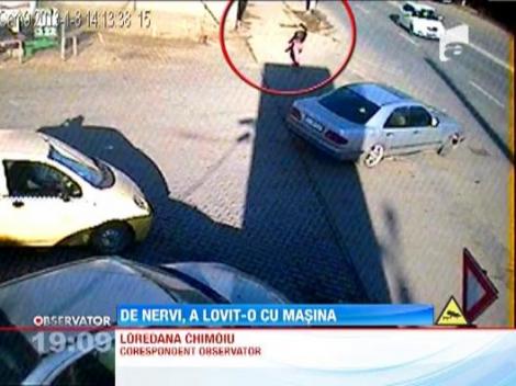 Craiova: O tanara a fost pedepsita de-un sofer c-a traversat prea incet pe zebra
