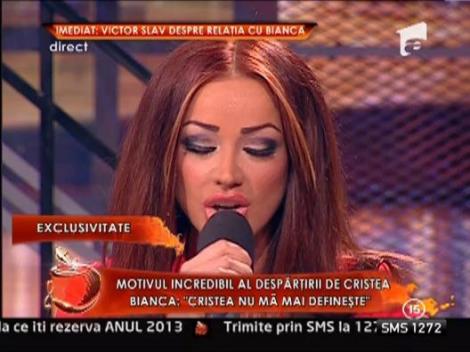 Bianca Dragusanu: "Povestea cu Cristea s-a incheiat. Acum sunt singura!"