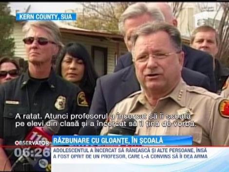 Nou atac armat intr-o scoala din SUA: Un elev a vrut sa se razbune pe un coleg
