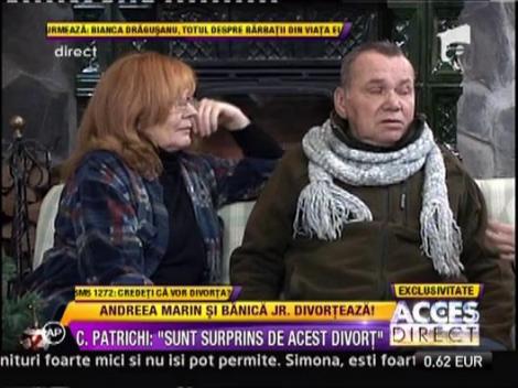 Cornel Patrichi: “Sunt surprins de acest divort”