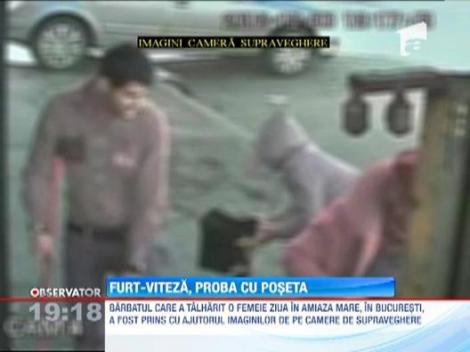 Fura si fugi, metoda unui hot care ataca trecatorii pe strazile din Bucuresti