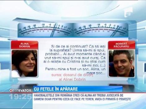 Handbalistele de la Oltchim o sustin pe Alina Dobrin