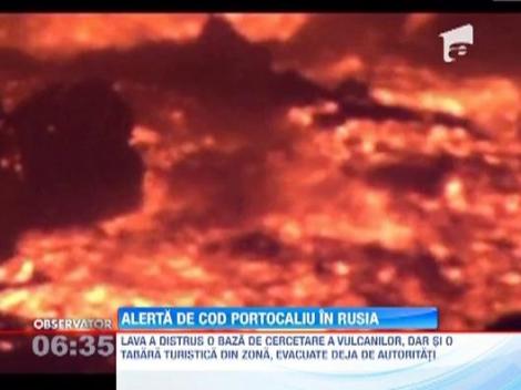 Un vulcan din Rusia a erupt dupa 40 de ani de inactivitate