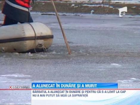 Un paznic din Braila a alunecat in Dunare si a murit inecat