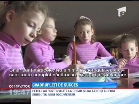 Cvadrupletii din SUA care au facut istorie pe internet au castigat un sfert de milion de dolari la o emisiune TV