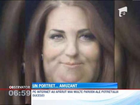VIDEO: Portretul Ducesei de Cambridge a devenit subiect de parodie pe internet