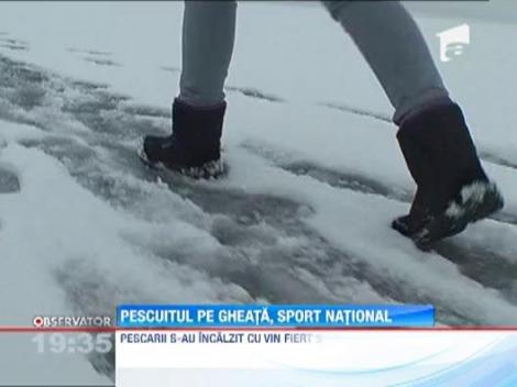 Pescuitul la copca a devenit sport national