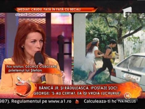 Fotografii document: Altercatie surprinsa intre Stefan Banica Jr. si Mihaela Radulescu!