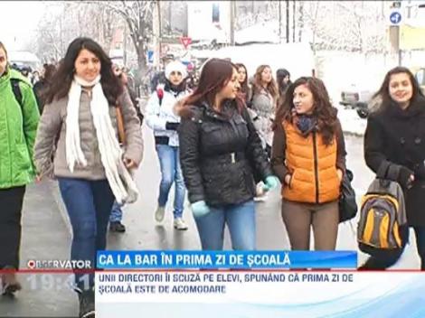 Absentele elevilor vor fi raportate lunar, de fiecare scoala in parte