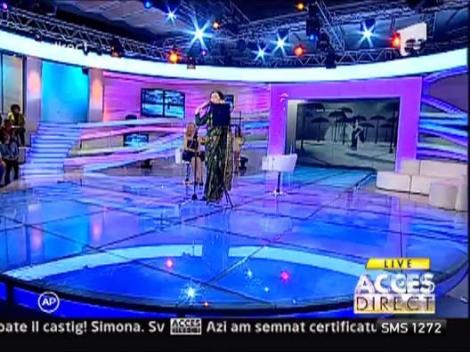 Naarghita a cantat la Acces Direct