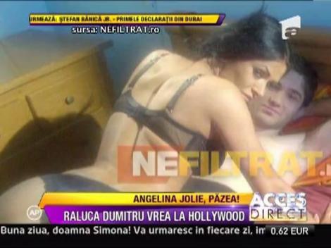 Raluca Dumitru si-a facut debutul in actorie! Joaca rolul unei tipe sexy intr-un scurtmetraj!