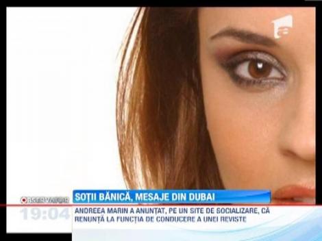 Andreea Marin renunta la functia de director editorial