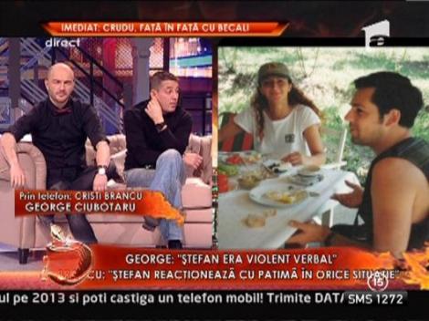 Cristi Brancu: "Stefan reactioneaza cu patima in orice situatie"