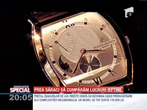 Romanii vor sa-si cumpere macar un produs de lux