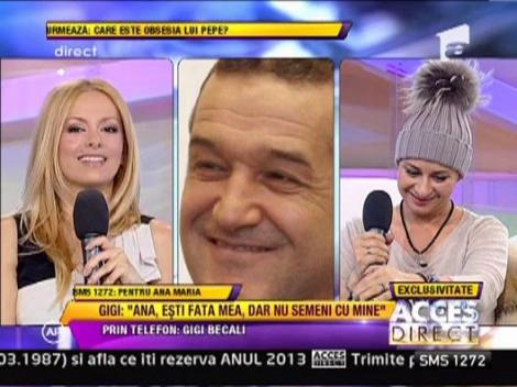 Gigi Becali: "Femeile sunt tot timpul pe locul doi"