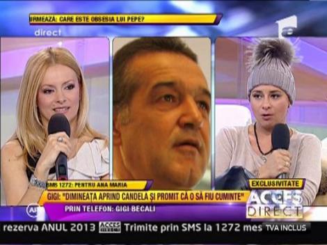 Gigi Becali: "Reghe mi-a promis ca nu pleaca de la Steaua si daca luam campionatul... ne lasam mustata!"