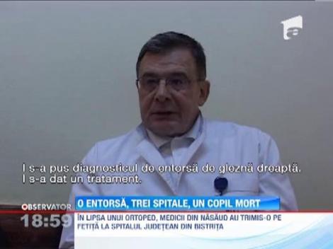 O fetita de 4 ani a murit dupa ce a fost plimbata intre 3 spitale