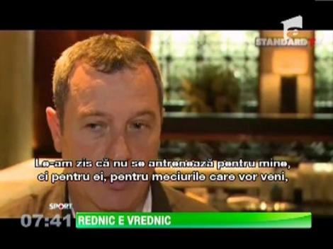 Mircea Rednic mai are cateva zile pana reincepe sezonul in Belgia