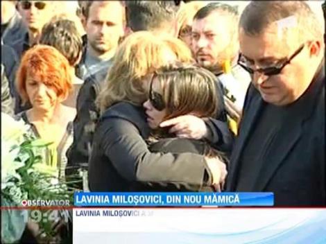 Lavinia Milosovici, din nou mamica