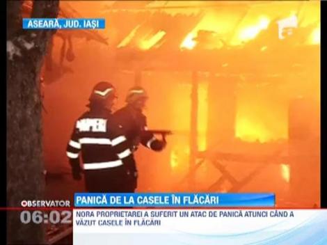 O soba supraincalzita a lasat doua familii din judetul Iasi fara adapost. O butelie, in pericol sa explodeze