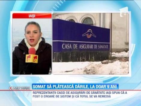 Iasi: Un copil de noua ani, somat sa-si declare veniturile si contributiile pentru ultimii patru ani