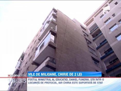 Lista chiriasilor care stau in vile de milioane si platesc sume infime