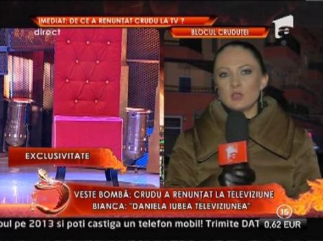 Tatal Danielei Crudu, despre plecarea fiicei lui din televiziune: "E pacat de munca pe care a depus-o in acesti ani"