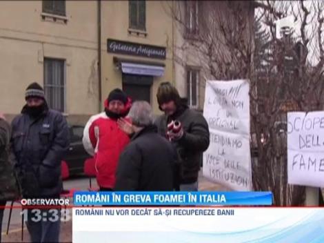 Protest extrem in Italia: Patru romani au intrat in greva foamei, din cauza ca nu si-au primit salariile