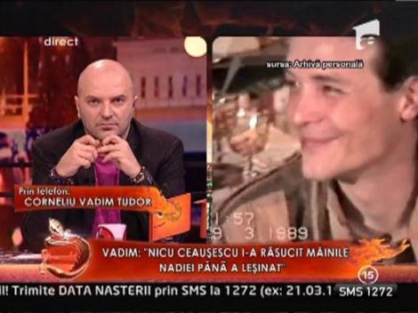 Vadim Tudor: "Nicu Ceausescu i-a rasucit mainile Nadiei Comaneci pana a ingenunchiat"