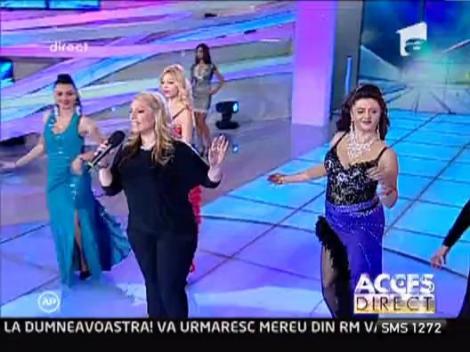 Nicoleta Guta a cantat la Acces Direct