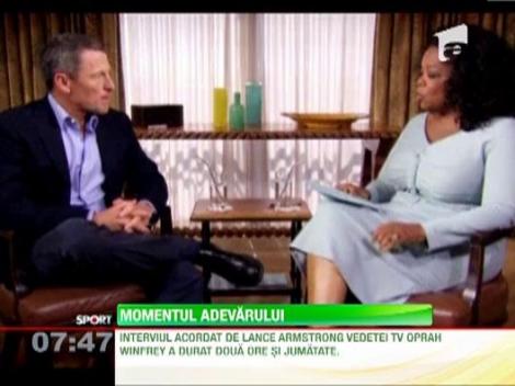 Lance Armstrong a recunoscut ca s-a dopat dupa mai bine de zece ani de negare