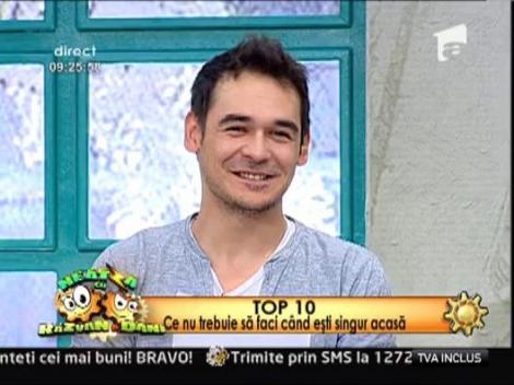 Neatza cu Razvan si Dani: Top zece lucruri pe care nu trebuie sa le faci cand esti singur acasa