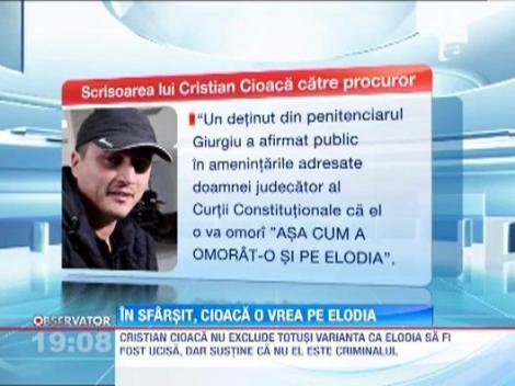 Cristian Cioaca le cere autoritatilor sa o caute pe Elodia in manastiri, spitale de boli psihice sau in strainatate