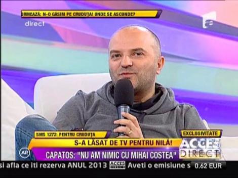 Dan Capatos: "Nu am nimic cu Mihai Costea, insa cred ca o ameninta pe Cruduta"