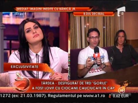 Andrei Tardea, talharit si desfigurat de trei "gorile"