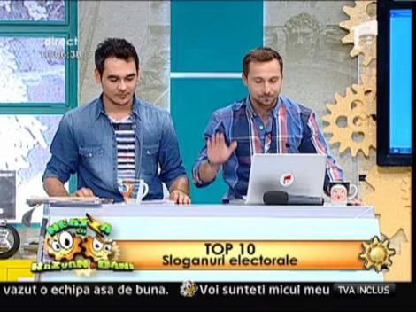 Neatza cu Razvan si Dani: Top zece cele mai amuzante sloganuri electorale