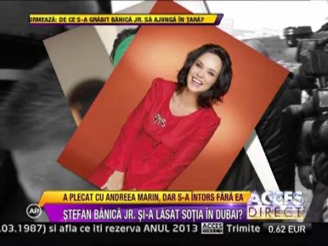 Stefan Banica Jr s-a intors din vacanta fara Andreea Marin