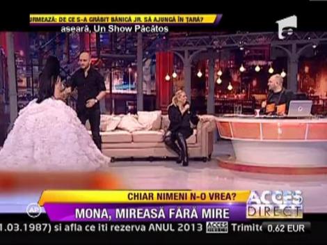 Dansatoarea Mona si-a organizat propria nunta, dar n-a gasit inca mirele!