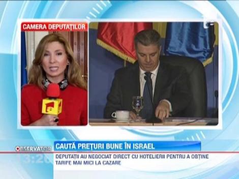 Deputatii au negociat direct cu hotelierii in incercarea de a reduce preturile pentru camere