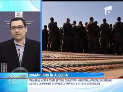 Victor Ponta, conferinta de presa cu privire la situatia ostaticilor din Algeria