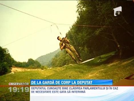 Deputatul Antitero: fostul ofiter SPP, care i-a pazit pe Ion Iliescu si Traian Basescu, a ajuns in Parlament