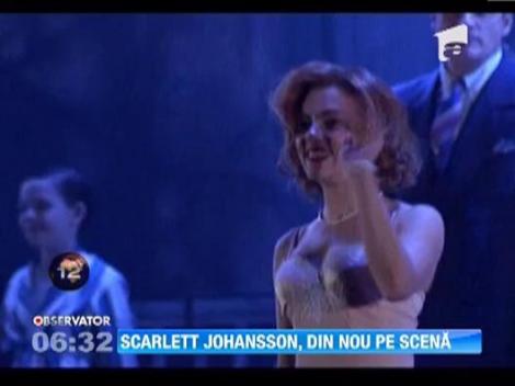 Scarlett Johansson, din nou pe scena