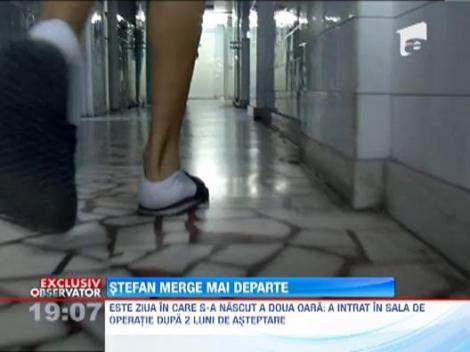 Stefan, baiatul care inainte de Craciun va cerea ajutorul in campania "Ajuta-i sa zambeasca", operat cu succes