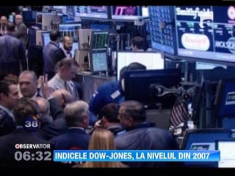 Sfarsitul crizei economice? Principalii indici ai bursei din New York au atins cel mai inalt nivel din ultimii 5 ani