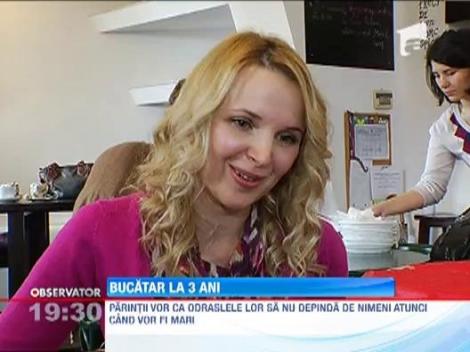 Ultima fita: cursuri de gastronomie pentru copiii de trei ani