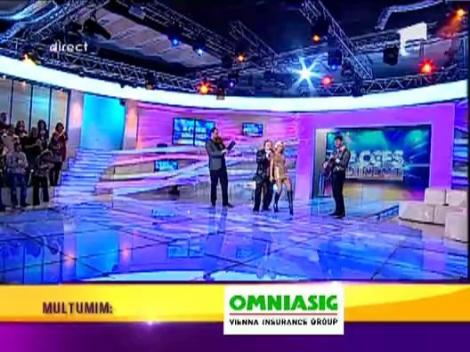 Daniela Gyorfi canta la "Acces Direct"