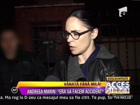 EXCLUSIV! Andreea Marin, disperata in fata paparazzilor: "Copiii mei plang in casa!"