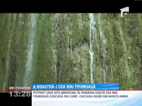 Potrivit unui site american, in Romania exista cea mai frumoasa cascada din lume