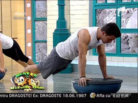 Antrenament de fitness cu ajutorul "boss"-ului