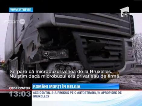 Trei romani au murit arsi de vii intr-un accident cumplit produs in Belgia